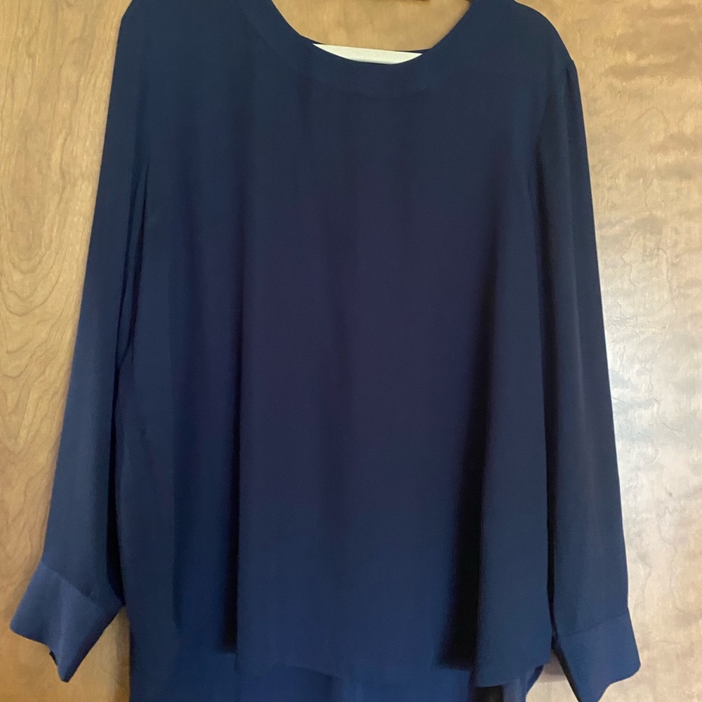 Banana Republic Navy blouse XL